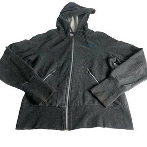 Fila Sport‎ Womens Gray Hooded Pockets Long Sleeve Full Zip Jacket Size Medium